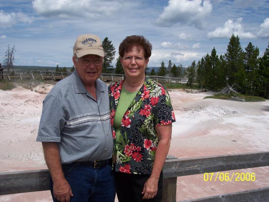 2006 family reunion in Yellowstone National Park
